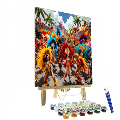 Caribbean Carnival - Trinidad And Tobago DIY Paint By Numbers