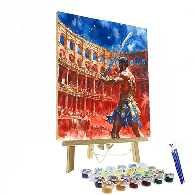 Hercules' Heroic Triumph - Disney Inspired Paint By Number