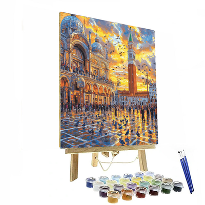 Piazza San Marco - Venice, Italy Numbered Painting Kits