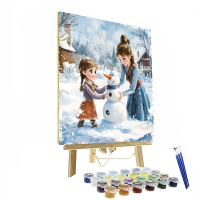 Elsa & Anna Winter Adventure - Disney Inspired Paint By Numbers Kits