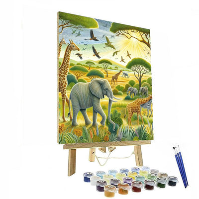 Exotic Safari Quest DIY Paint By Numbers