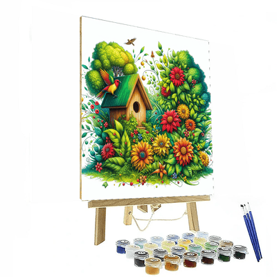 Charming Birdhouse Retreat Paint By Numbers Kits