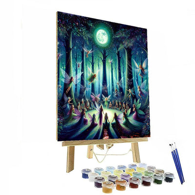 Whimsical Forest Gathering Paint By Numbers