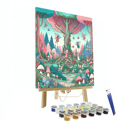 Fairytale Land Frolic Painting Number Kit