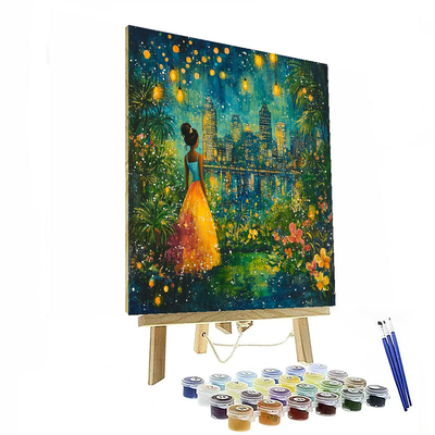 Tiana's Dream Of New Orleans - Disney Inspired Numbered Painting Kits