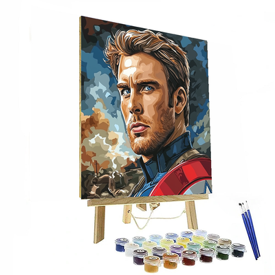 Chris Evans: The Star-spangled Avenger Paint By Numbers