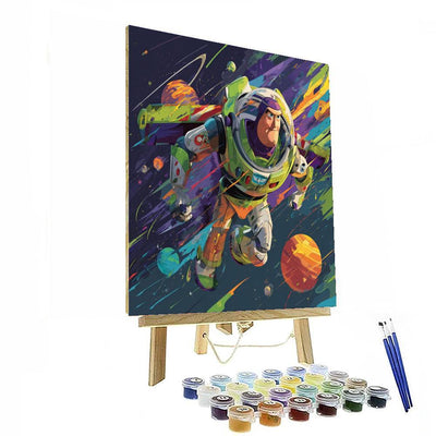 Toy Story Buzz Lightyear To Infinity - Disney Inspired Paint By Numbers
