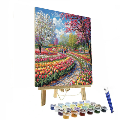 Keukenhof Gardens - Lisse, Netherlands Numbered Painting Kits