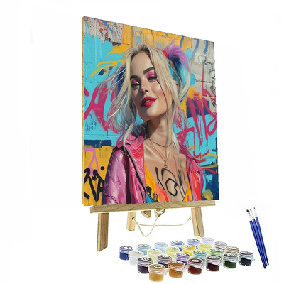 Margot Robbie: The Quintessential Queen Of Hollywood Painting By Numbers Kit