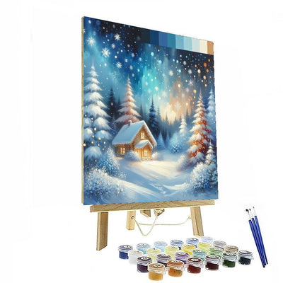 A Magical Winter Night Paint By Number
