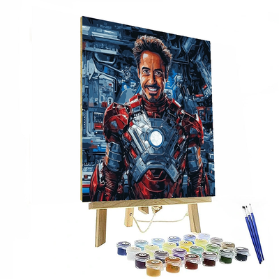 Robert Downey Jr.: Iron Man's Legacy Of Tony Stark Paint By Color