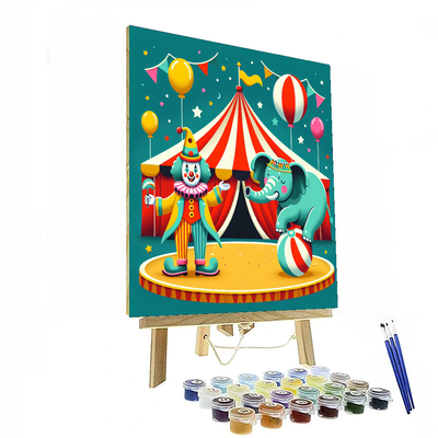 Colorful Circus Extravaganza Paint By Numbers Kits