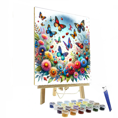 Joyful Garden Creatures Paint By Numbers