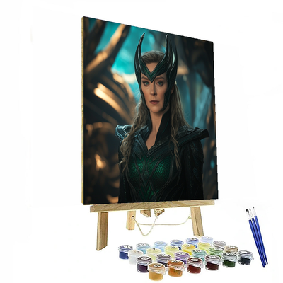 Cate Blanchett: The Regal Grace Of Hela Paint By Numbers Art