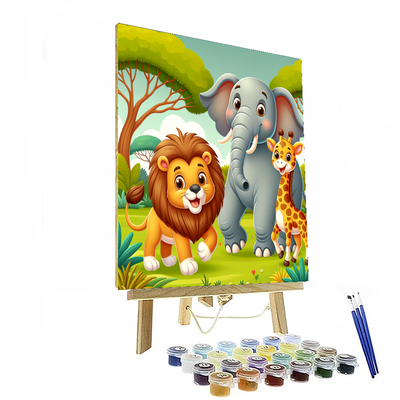 Exploring The Safari Painting By Numbers Kit