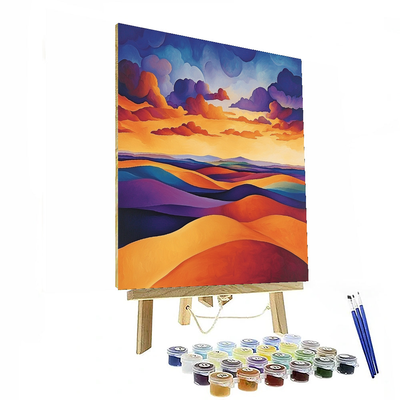 O'Keeffe Inspired Bold Horizons  Numbered Painting Kits