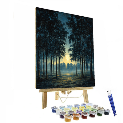 Friedrich Inspired Mystical Night  Numbered Painting Kits