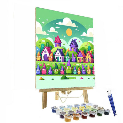 Giggling Goblin Village DIY Paint By Numbers