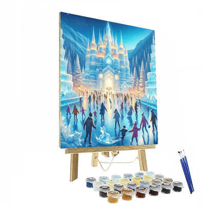 The Harbin Ice Festival - China Painting By Numbers Kit