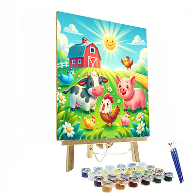 Sunny Farm Fun Paint By Color