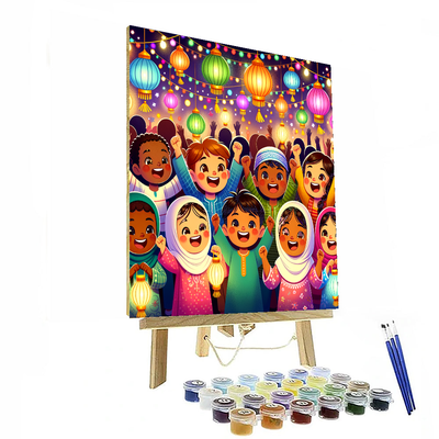 Festival Of Lights Celebration Painting By Numbers Kit