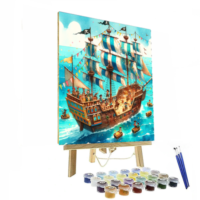 Adventurous Pirates Paint By Color