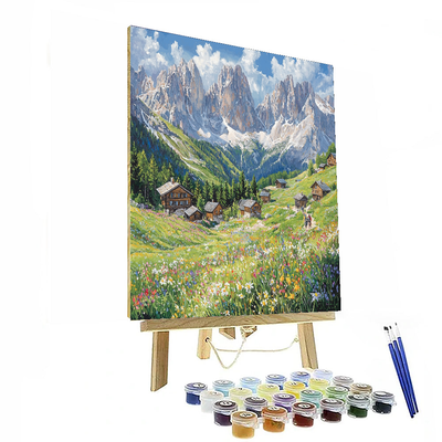 The Dolomites DIY Paint By Numbers