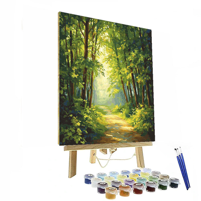 John Constable Inspired Path Through The Woods  Paint By Numbers Kits