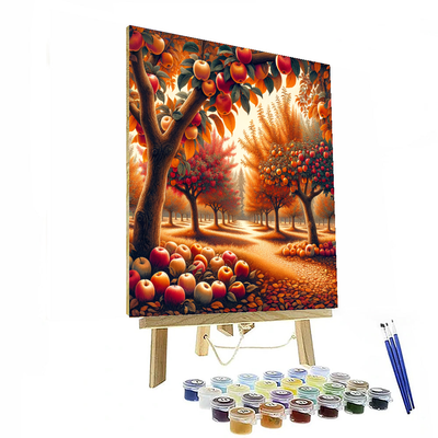 Autumn Orchard Harmony Painting By Numbers Kit