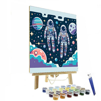 Space Galaxy Explorers Painting By Numbers Kit