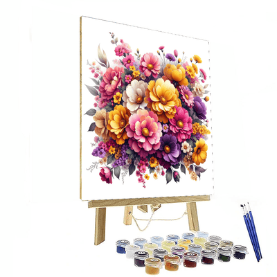 Glorious Spring Blooms DIY Paint By Numbers