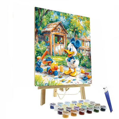 Donald Duck's Backyard Adventure - Disney Inspired Paint By Color