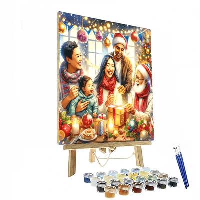 Joyful Holiday Celebration Paint By Numbers Kits