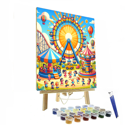 Fun Fairground DIY Paint By Numbers