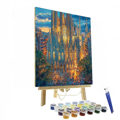 La Sagrada Familia - Barcelona, Spain Numbered Painting Kits