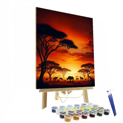 Twilight Safari Adventure Paint By Numbers Kits