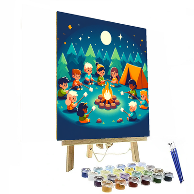 Happy Camping Adventure Numbered Painting Kits