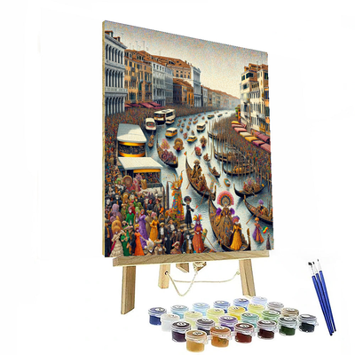 Carnival Of Venice - Venice Painting By Numbers Kit