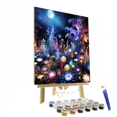 Magical Night Garden Paint By Numbers Art