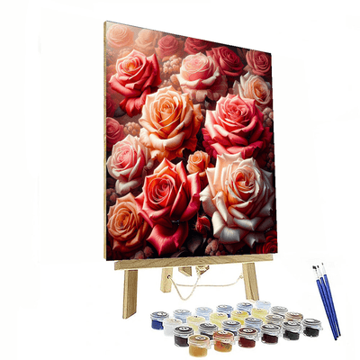 Rose Romance Paint By Color