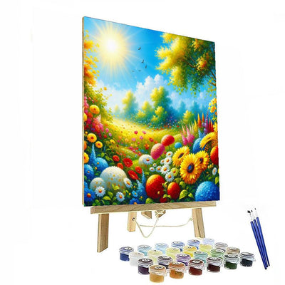 Vibrant Summer Fields Paint By Numbers Kits