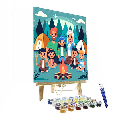 Wilderness Camping Retreat Paint By Number