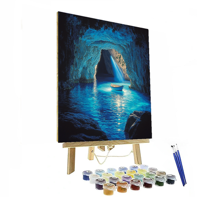 Capri Island's Blue Grotto - Italy Numbered Painting Kits