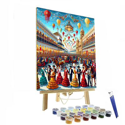 Feria De Abril - Seville Painting By Numbers Kit