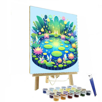 Secret Fairy Pond Paint By Number