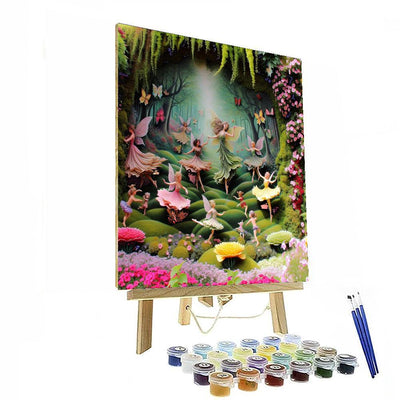 Whimsical Garden Fairyland Number Painting