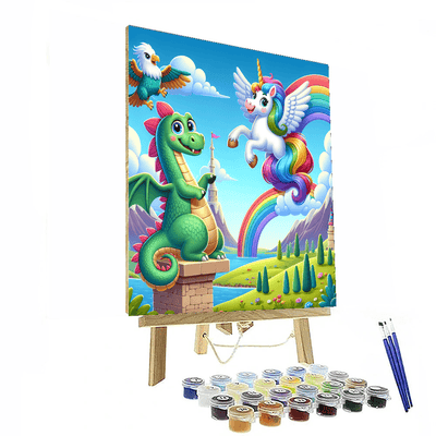 Mythical Creature Kingdom DIY Paint By Numbers