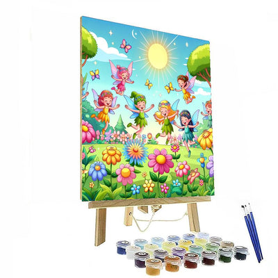 Fun With Fairy Friends Paint By Numbers Art