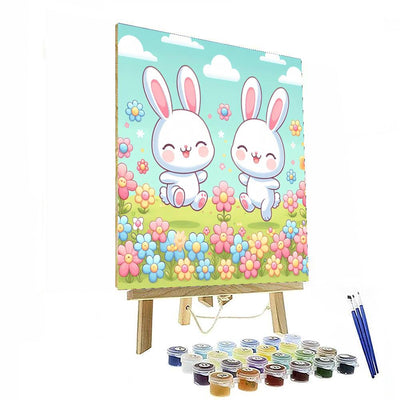 Bouncing Bunny Friends Paint By Numbers Kits