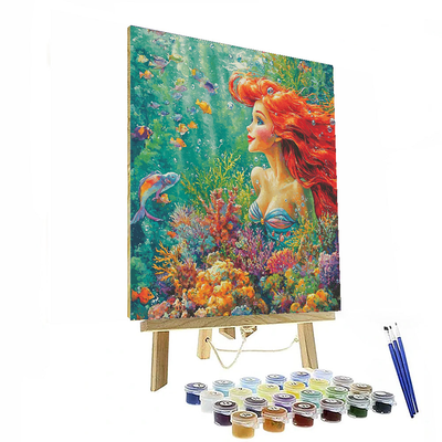 Ariel's Underwater Wonder - Disney Inspired Paint By Numbers Kits